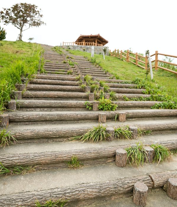Stair in countryside